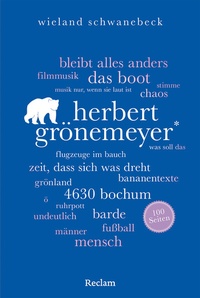 Abbildung von: Herbert Grönemeyer. 100 Seiten - Reclam