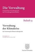 Abbildung von: Verwaltung der Klimakrise - Duncker & Humblot