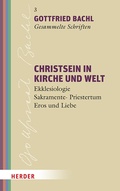 Cover: Christsein in Kirche und Welt - Verlag Herder
