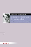 Cover: Bildung und Entfaltung der Individualit&auml;t - Verlag Herder