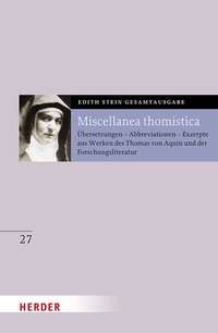 Abbildung von: Miscellanea thomistica - Verlag Herder