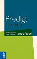 Cover: Predigtstudien 2025/2026 - 1. Halbband - Verlag Herder