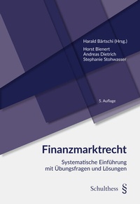 Abbildung von: Finanzmarktrecht - Schulthess Juristische Medien