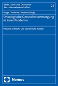 Cover: Onkologische Gesundheitsversorgung in einer Pandemie - Nomos