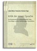 Cover: Kritik der reinen Sprache - Universit&auml;tsverlag Halle-Wittenberg
