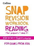 Cover: AQA GCSE 9-1 English Language Reading (Papers 1 & 2) Workbook - Collins