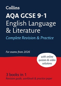 Enlarge image Cover: AQA GCSE 9-1 English Language and Literature Complete Revision & Practice - Collins