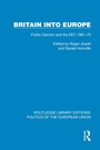 Cover: Britain into Europe - Routledge