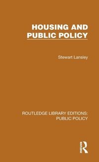 Bild: Housing and Public Policy - Routledge