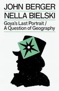 Cover: Goya's Last Portrait/A Question of Geography - Verso Books