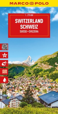Abbildung von: MARCO POLO Reisekarte Schweiz 1:275.000 - MARCO POLO ein Imprint von MAIRDUMONT