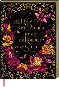Abbildung von: Notizbuch mit glitzerndem Stoffeinband (Passion for Pages) - Coppenrath