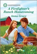 Cover: A Firefighter's Ranch Homecoming - Harlequin