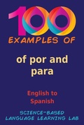 Cover: 100 Examples of por and para - eBookIt.com