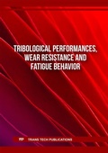 Cover: Tribological Performances, Wear Resistance and Fatigue Behavior - Trans Tech Publications Ltd