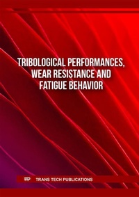 Abbildung von: Tribological Performances, Wear Resistance and Fatigue Behavior - Trans Tech Publications Ltd
