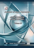 Cover: Journal of Nano Research Vol. 87 - Trans Tech Publications Ltd