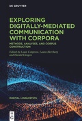 Cover: Exploring digitally-mediated communication with corpora - De Gruyter