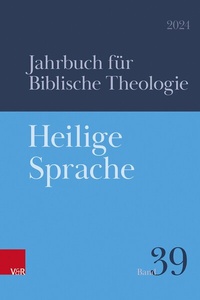 Abbildung von: Heilige Sprache - Vandenhoeck & Ruprecht