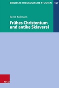 Cover: Fr&uuml;hes Christentum und antike Sklaverei - Vandenhoeck & Ruprecht