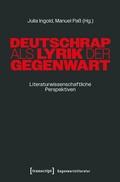 Cover: Deutschrap als Lyrik der Gegenwart - transcript