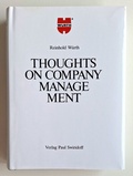 Cover: Thoughts on company management - Swiridoff