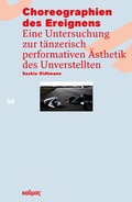 Cover: Choreographien des Ereignens - Kulturverlag Kadmos Berlin