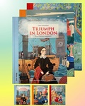 Cover: Abenteuerlust: Triumph in London, Rhapsody in Blue, H&auml;nsel und Gretel (3er-Buchpaket plus H&ouml;rb&uuml;cher) - Amor Verlag
