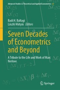 Cover: Seven Decades of Econometrics and Beyond - Springer