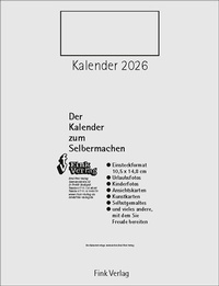 Abbildung von: Kalender zum Selbermachen 2026 - Emil Fink Verlag