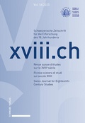 Cover: xviii.ch, Vol. 16/2025 - Schwabe Verlagsgruppe AG Schwabe Verlag
