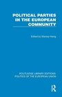 Cover: Political Parties in the European Community - Routledge