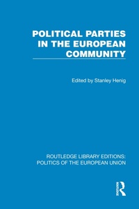 Abbildung von: Political Parties in the European Community - Routledge