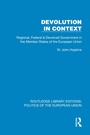 Cover: Devolution in Context - Routledge