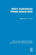Cover: West European Prime Ministers - Routledge