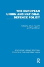Cover: The European Union and National Defence Policy - Routledge
