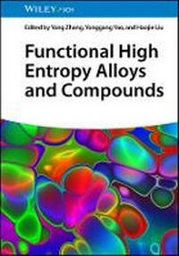Abbildung von: Functional High Entropy Alloys and Compounds - Wiley-VCH