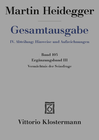 Abbildung von: Vermächtnis der Seinsfrage - Vittorio Klostermann Verlag