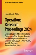 Cover: Operations Research Proceedings 2024 - Springer