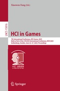 Cover: HCI in Games - Springer