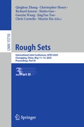 Cover: Rough Sets - Springer