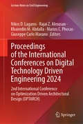 Cover: Proceedings of the International Conferences on Digital Technology Driven Engineering 2024 - Springer