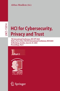 Abbildung von: HCI for Cybersecurity, Privacy and Trust - Springer