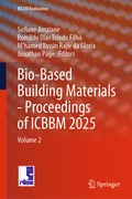 Cover: Bio-Based Building Materials - Proceedings of ICBBM 2025 - Springer