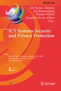 Cover: ICT Systems Security and Privacy Protection - Springer