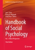 Cover: Handbook of Social Psychology - Springer