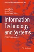 Cover: Information Technology and Systems - Springer