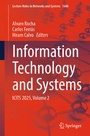 Cover: Information Technology and Systems - Springer