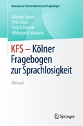 Cover: KFS - K&ouml;lner Fragebogen zur Sprachlosigkeit - Springer