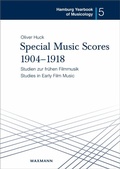 Cover: Special Music Scores 1904-1918 - Waxmann Verlag GmbH